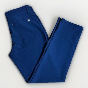 FJ FootJoy Pants Mens 36x34 Navy Blue Golf Performance Comfort Flex Athletic Fit